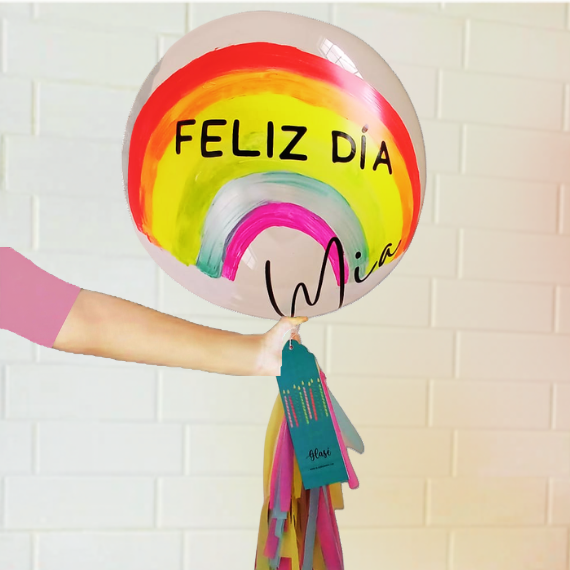 Globo Burbuja Arcoiris