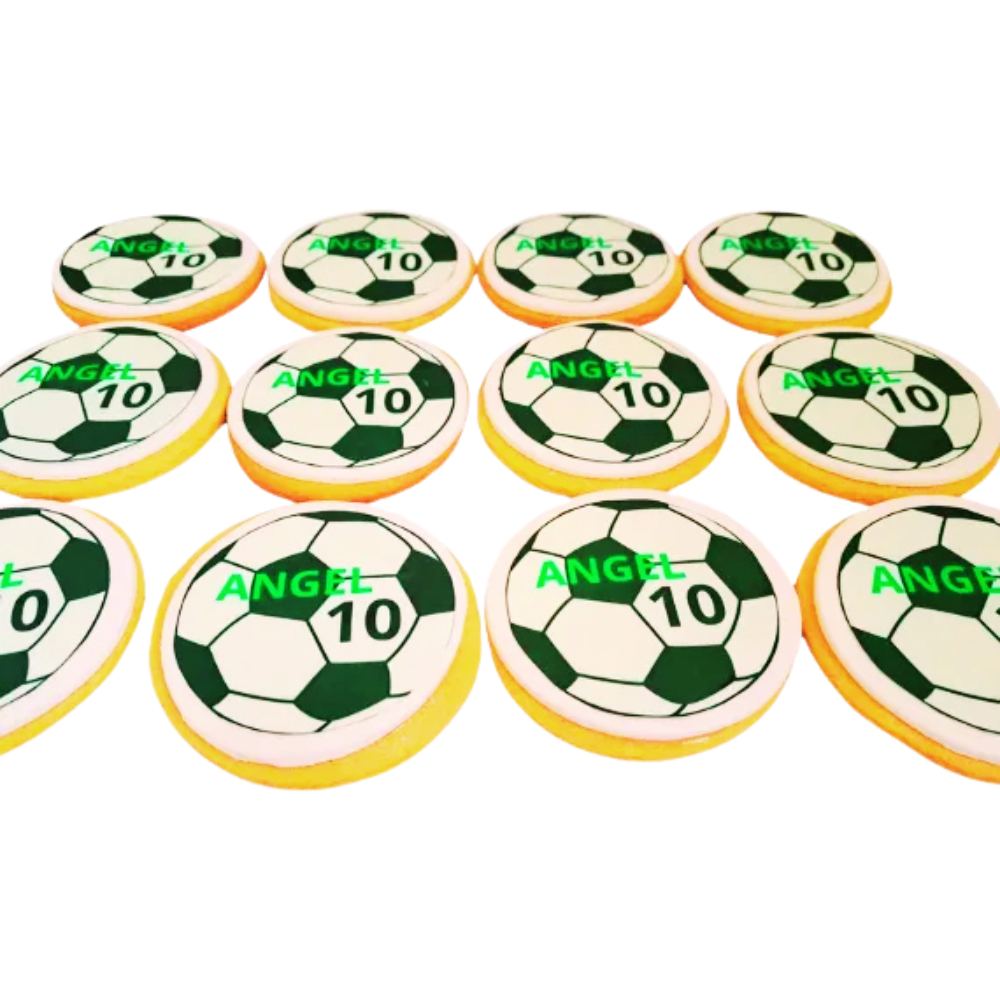 Galletas Decoradas en papel de azúcar (12 unidades)