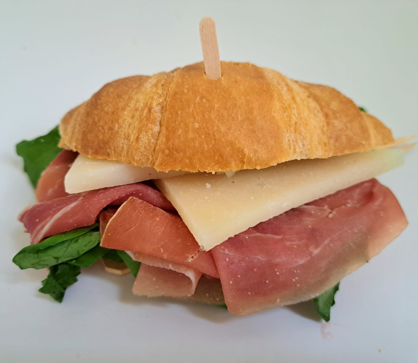 Mini croissants Jamón serrano & queso manchego (18 unidades)