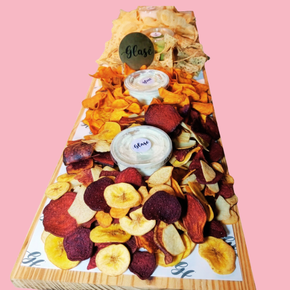 Tabla Chips & Dips Glasé