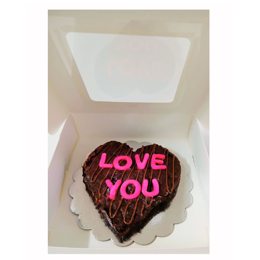 Brownie Love Heart