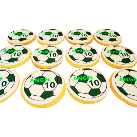 Galletas Decoradas en papel de azúcar (12 unidades)