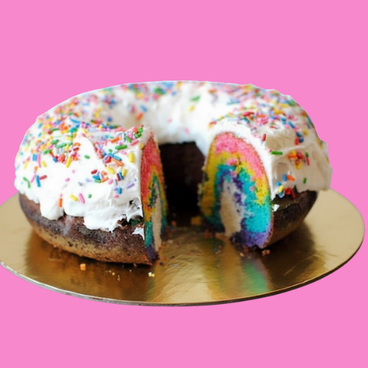 Rainbow Bundt Cake